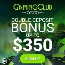 Gaming Club $350 Casino Bonus
